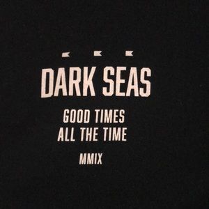 Dark seas “Good times all the time” black men’s shirt